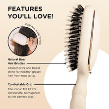 Load image into Gallery viewer, Boar Bristle Hair Brush - Tan