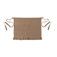 Load image into Gallery viewer, Gingham Cotton Half Apron