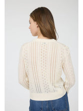 Load image into Gallery viewer, Pointelle Cream Cardigan