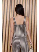 Load image into Gallery viewer, Sawyer Striped Top - Brown