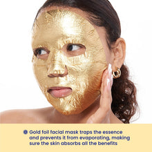 Load image into Gallery viewer, Be Bright Be You - Gold Foil  Face Mask