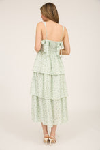 Load image into Gallery viewer, Eloise Floral Tiered Midi Dress