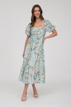 Load image into Gallery viewer, The Floral Frenzy Pleated Front Dress