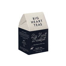 Load image into Gallery viewer, Big Heart Organic Breakfast Blend Tea Bags