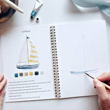 Load image into Gallery viewer, Seaside Watercolor Workbook