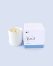 Load image into Gallery viewer, Alabaster Peace Prayer Candle