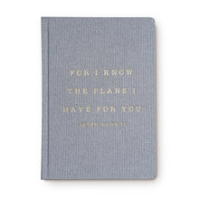 Load image into Gallery viewer, Jeremiah 29:11 - Fabric Journal