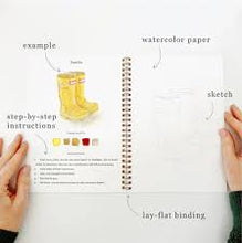 Load image into Gallery viewer, Garden Watercolor Workbook