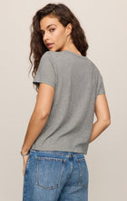 Load image into Gallery viewer, Junie Slub Tee Shirt - Heather Grey