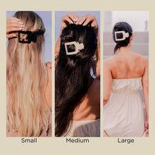Load image into Gallery viewer, Large Square Flat Hair Clip - Tortoise