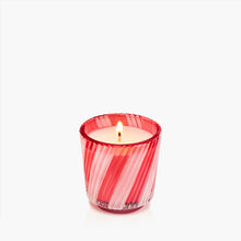 Load image into Gallery viewer, Crushed Candy Cane Boxed Pedestal Candle