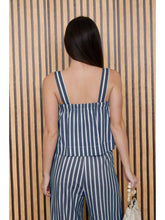 Load image into Gallery viewer, Sawyer Striped Top - Washed Navy