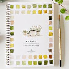 Load image into Gallery viewer, Garden Watercolor Workbook