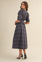 Load image into Gallery viewer, Floral Button Down Belted Dress