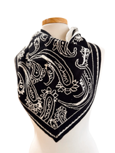 Load image into Gallery viewer, Tricia Triangle Scarf - Black