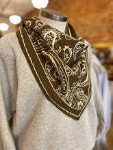 Load image into Gallery viewer, Tricia Triangle Scarf - Olive