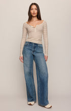 Load image into Gallery viewer, Andie Striped Henley Top