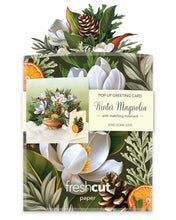Load image into Gallery viewer, Mini Winter Magnolia Pop-Up Card