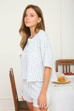 Load image into Gallery viewer, Floral Henley Knit Top
