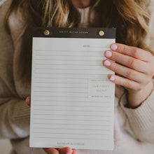 Load image into Gallery viewer, Gold Rivet Notepad