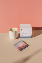 Load image into Gallery viewer, Alabaster Peace Prayer Candle
