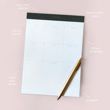 Load image into Gallery viewer, Ledger Planner Legal Pad