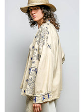 Load image into Gallery viewer, Kimono Style Embroidered Cardigan