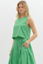 Load image into Gallery viewer, Stripe Sleeveless Shirt