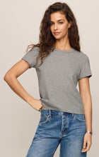 Load image into Gallery viewer, Junie Slub Tee Shirt - Heather Grey