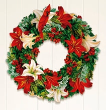 Load image into Gallery viewer, Winter Joy Wreath Pop-up Card