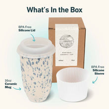 Load image into Gallery viewer, Ceramic Travel Cup - 16oz