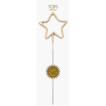 Load image into Gallery viewer, Big Golden Sparkler Wand Star