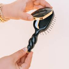 Load image into Gallery viewer, Mini Detangler Hair Brush for Medium Hair - Jet Black