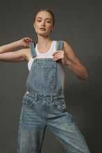 Load image into Gallery viewer, Slouchy Relaxed Fit Barrel Overalls - Denim