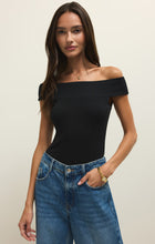 Load image into Gallery viewer, Second Skin Off Shoulder Top - Black