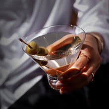 Load image into Gallery viewer, Raye™ Heavy-Base Stemless Crystal Martini Glasses - Set of 2