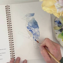 Load image into Gallery viewer, Birds Watercolor Workbook