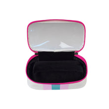 Load image into Gallery viewer, "Clara" Stripe Cosmetic Bag