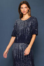 Load image into Gallery viewer, Sequin Bubble Sleeve Top
