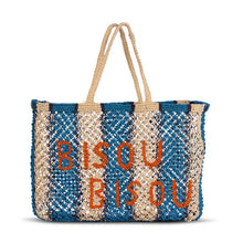 Load image into Gallery viewer, Bisou Bisou Woven Jute Tote
