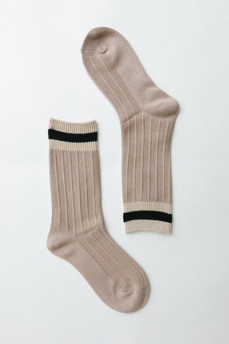 Cozy Retro Crew Socks