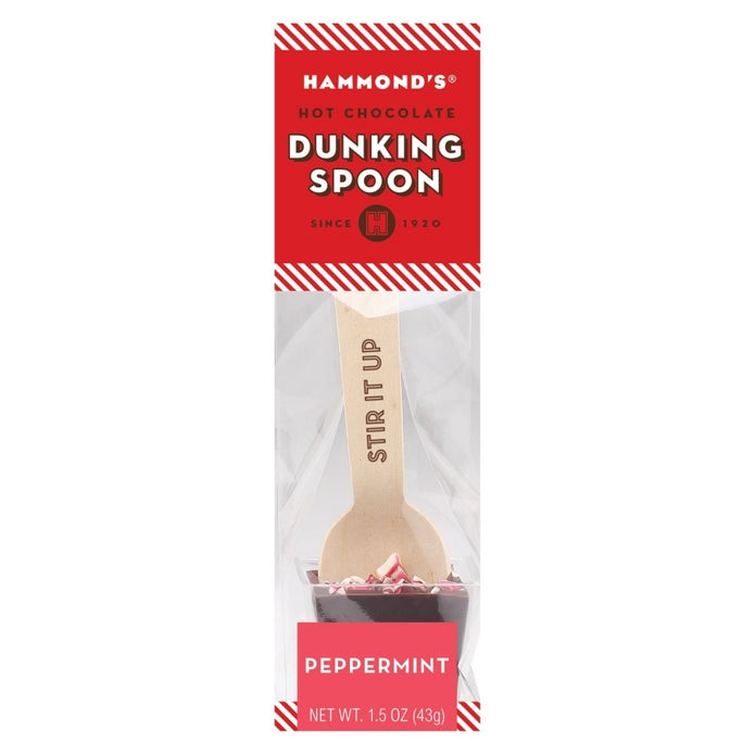 Peppermint Dark Chocolate Dunking Spoon