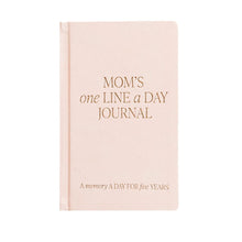 Load image into Gallery viewer, Mom&#39;s One Line A Day - Leather Journal
