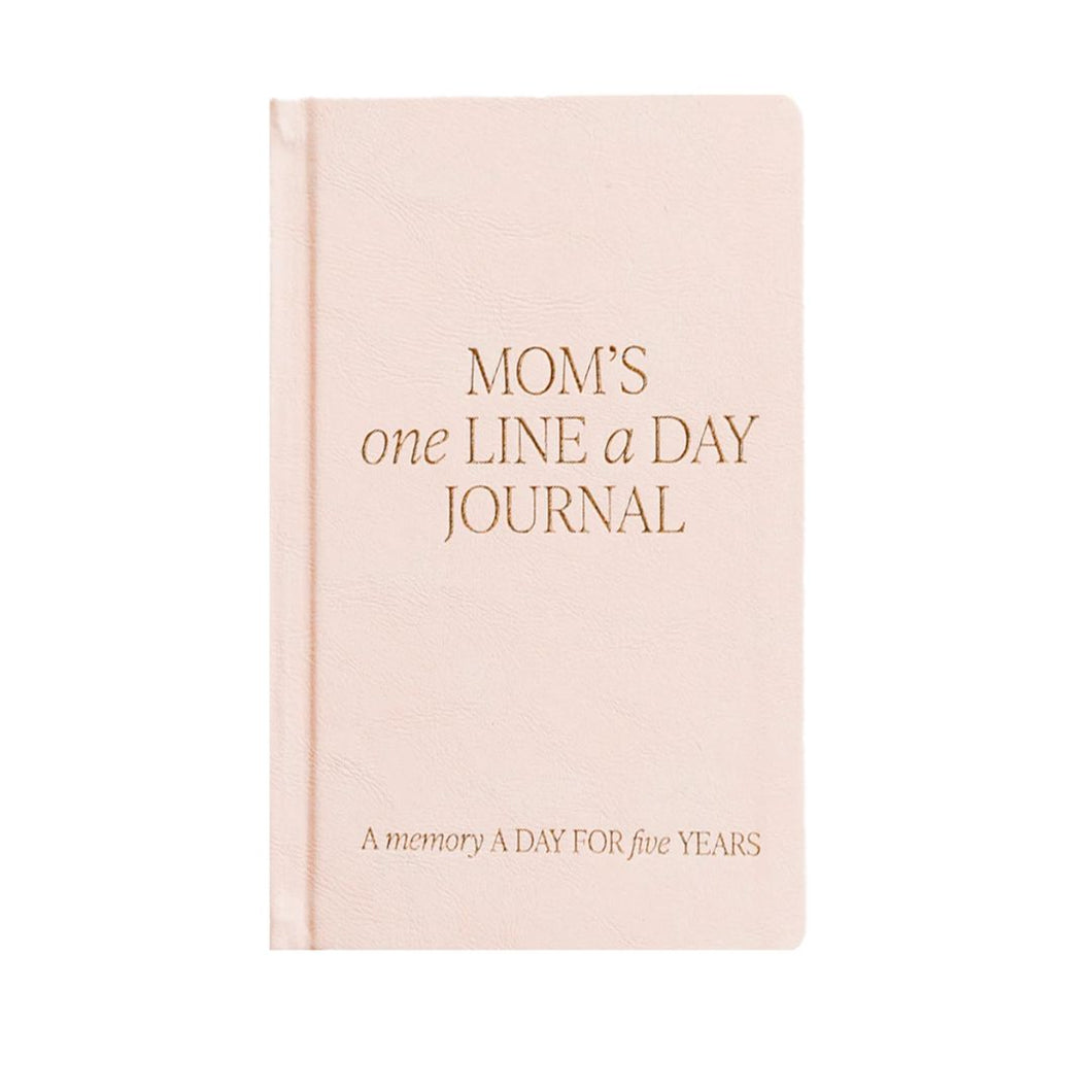 Mom's One Line A Day - Leather Journal