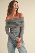 Load image into Gallery viewer, Off the Shoulder Sweater Top
