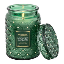 Load image into Gallery viewer, Noble Fir Garland - Large Jar Candle
