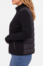 Load image into Gallery viewer, Long Sleeve Zip Front Quilted Jacket
