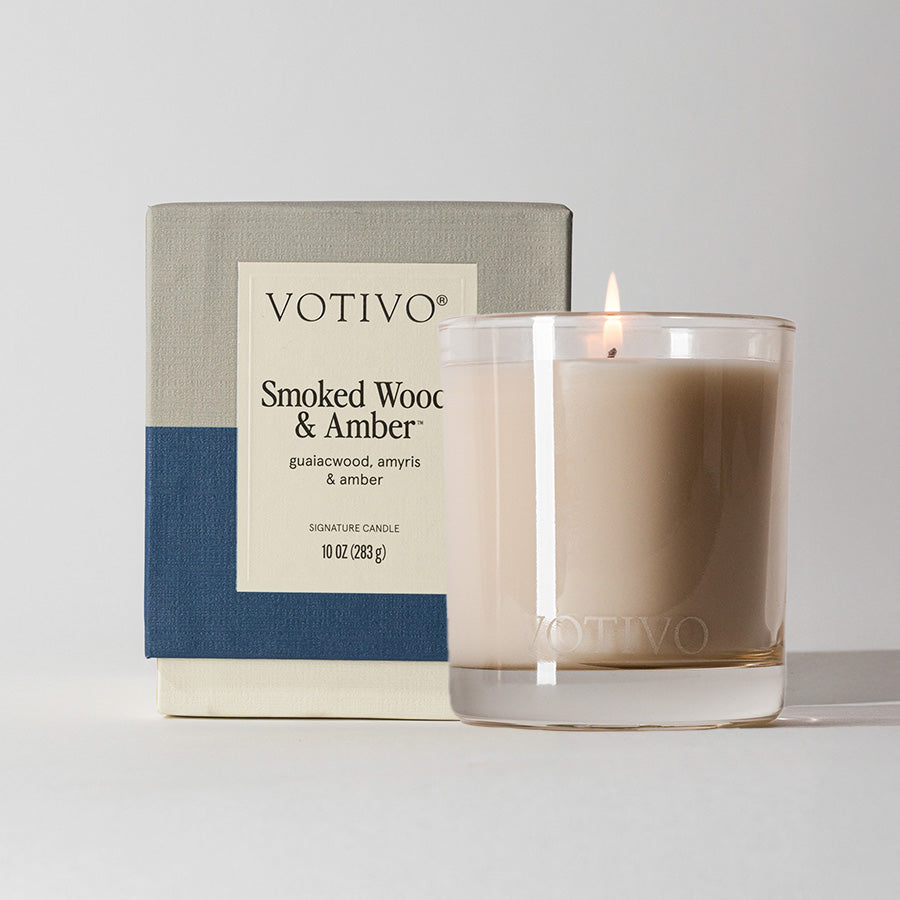 Smoked Wood & Amber Signature Candle