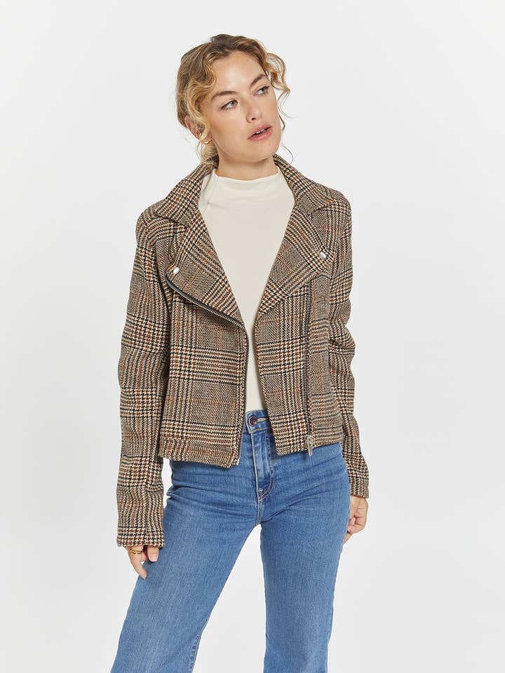 Varden Plaid Moto Jacket