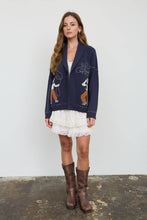 Load image into Gallery viewer, Howdy Cowboy Cardigan - Navy
